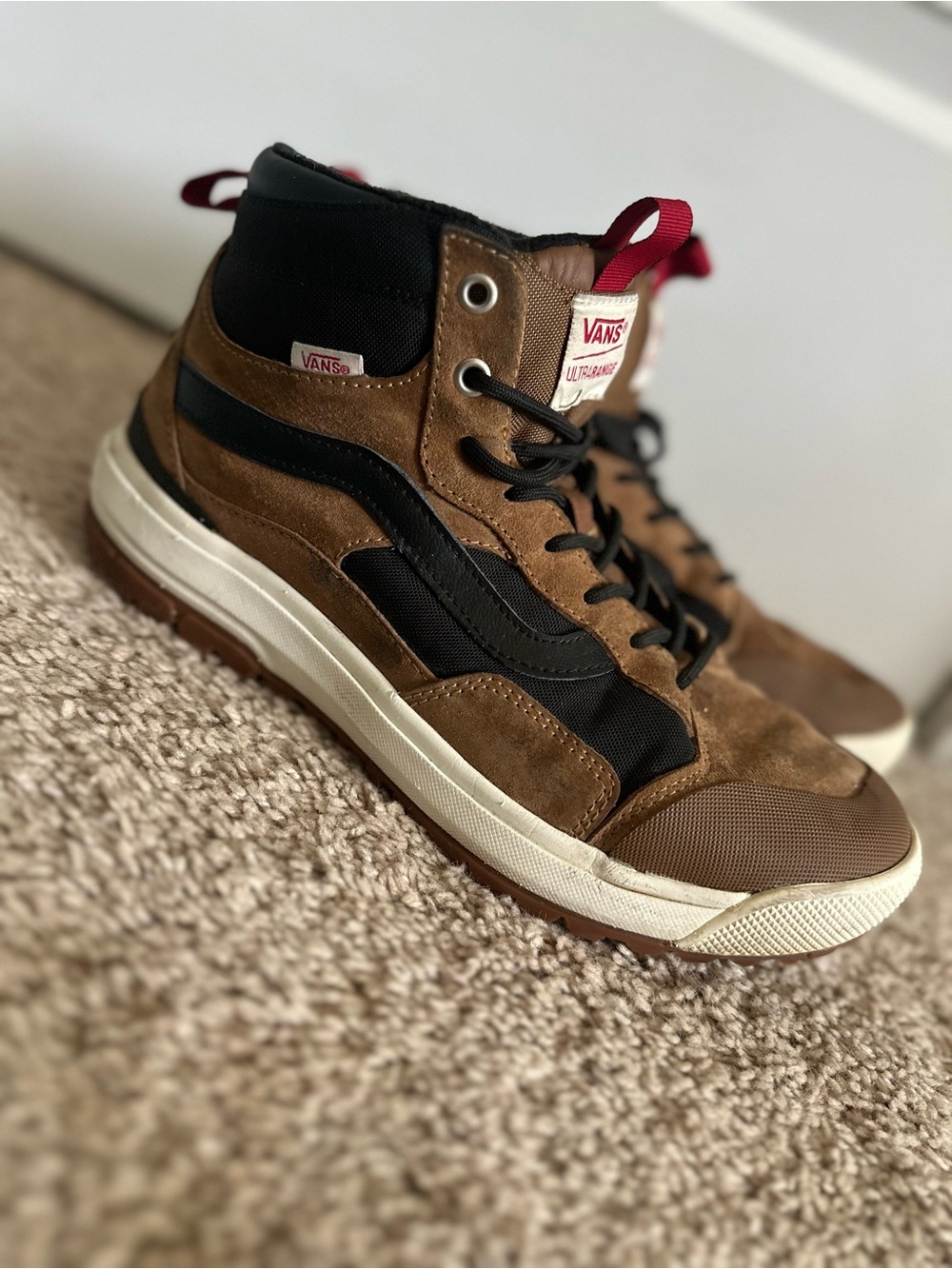 Vans UltraRange EXO Hi MTE-1 Dachshund Brown Black Boots Men 9 Women 10.5 MTE